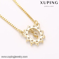 41718-collier de bijoux fantaisie en or 14k avec cristaux chunky